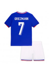 Fotbalové Dres Francie Antoine Griezmann #7 Dětské Domácí Oblečení ME 2024 Krátký Rukáv (+ trenýrky)